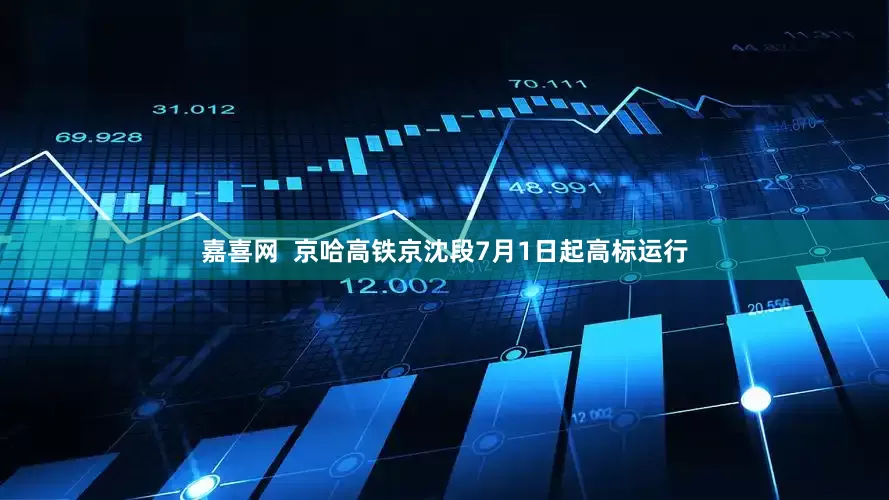 嘉喜网  京哈高铁京沈段7月1日起高标运行